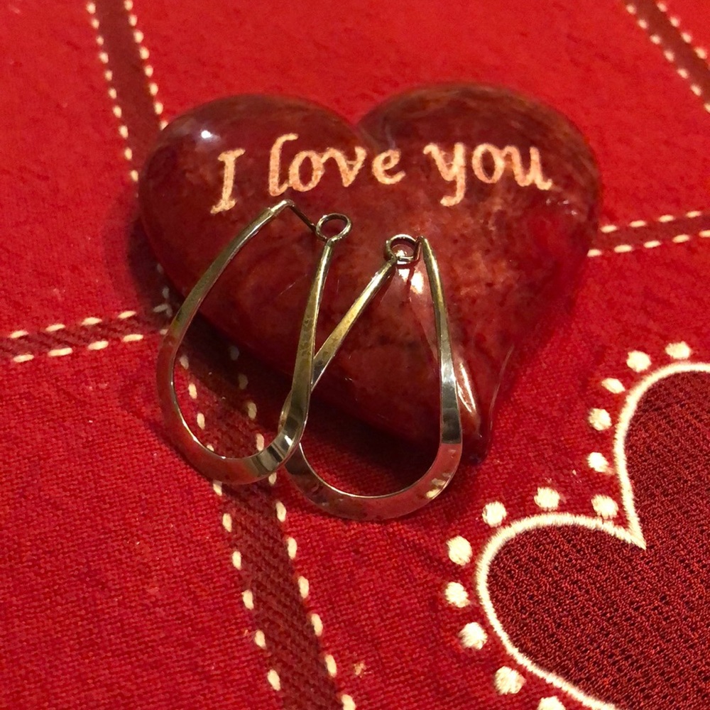 .925 Sterling Hoop Earrings